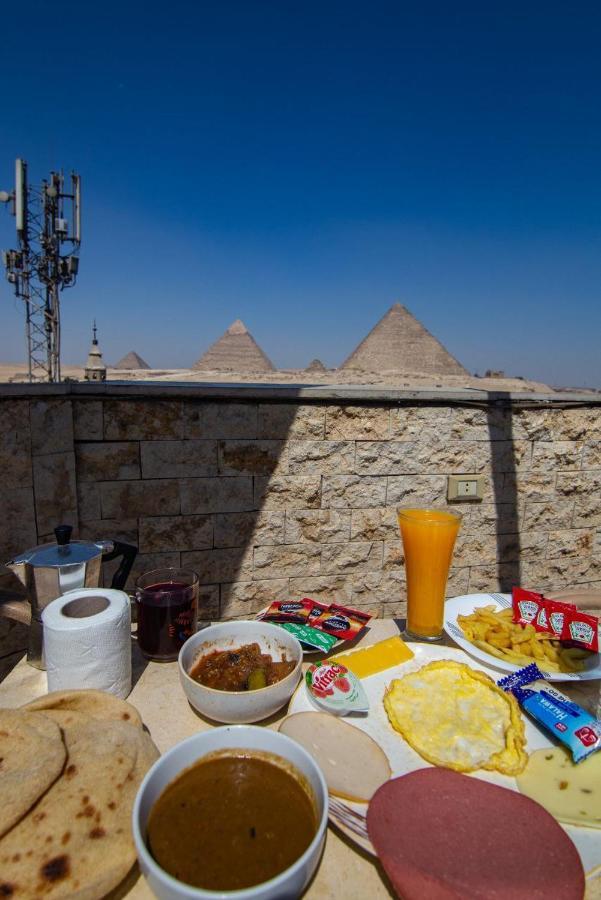 Imhotep Pyramids View Inn Kafret el-Gabal Exteriér fotografie